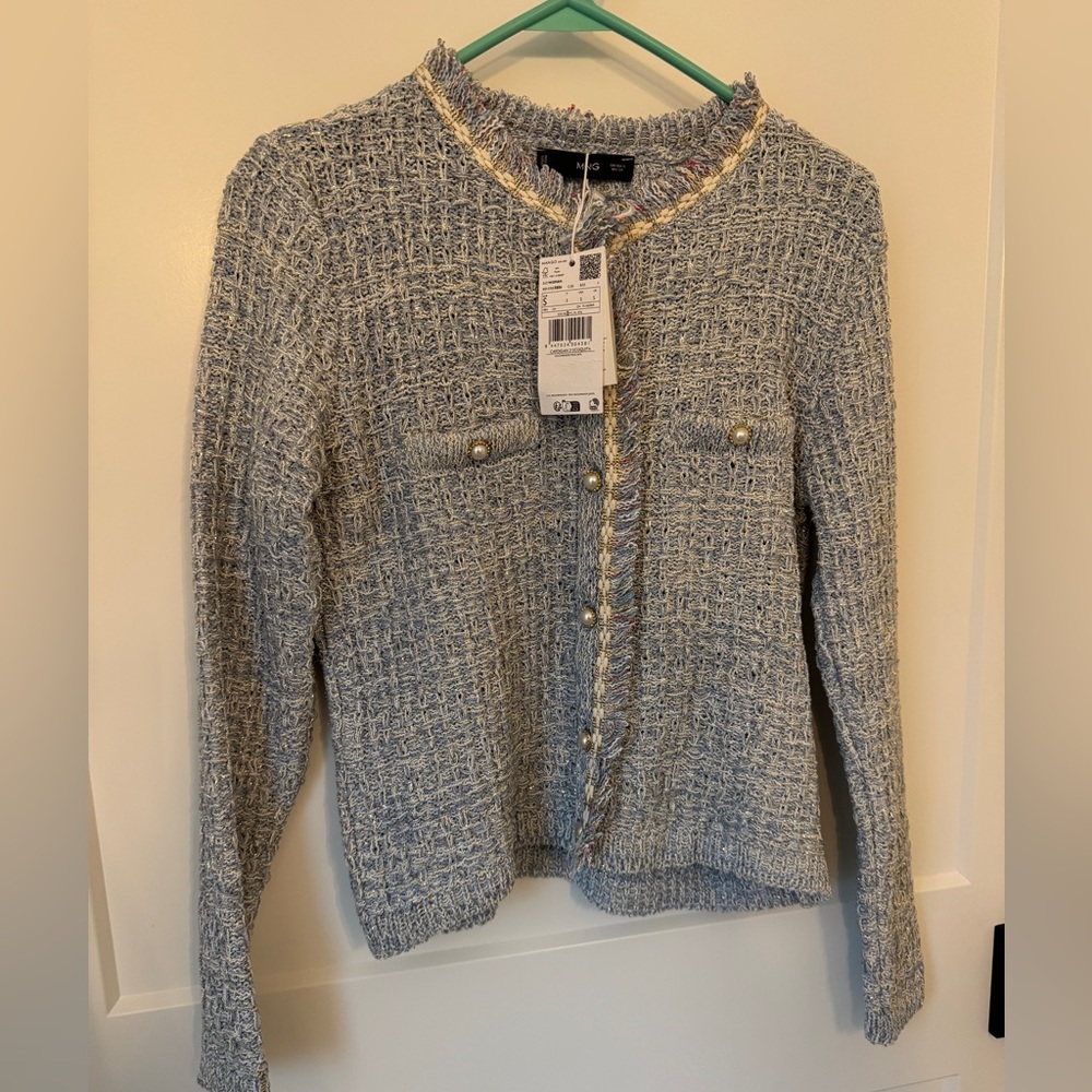 Mango tweed jacket new with tags